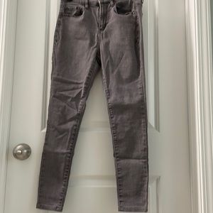 MUDD juniors women light grey denim skinny high rise jeans jeggings size 7